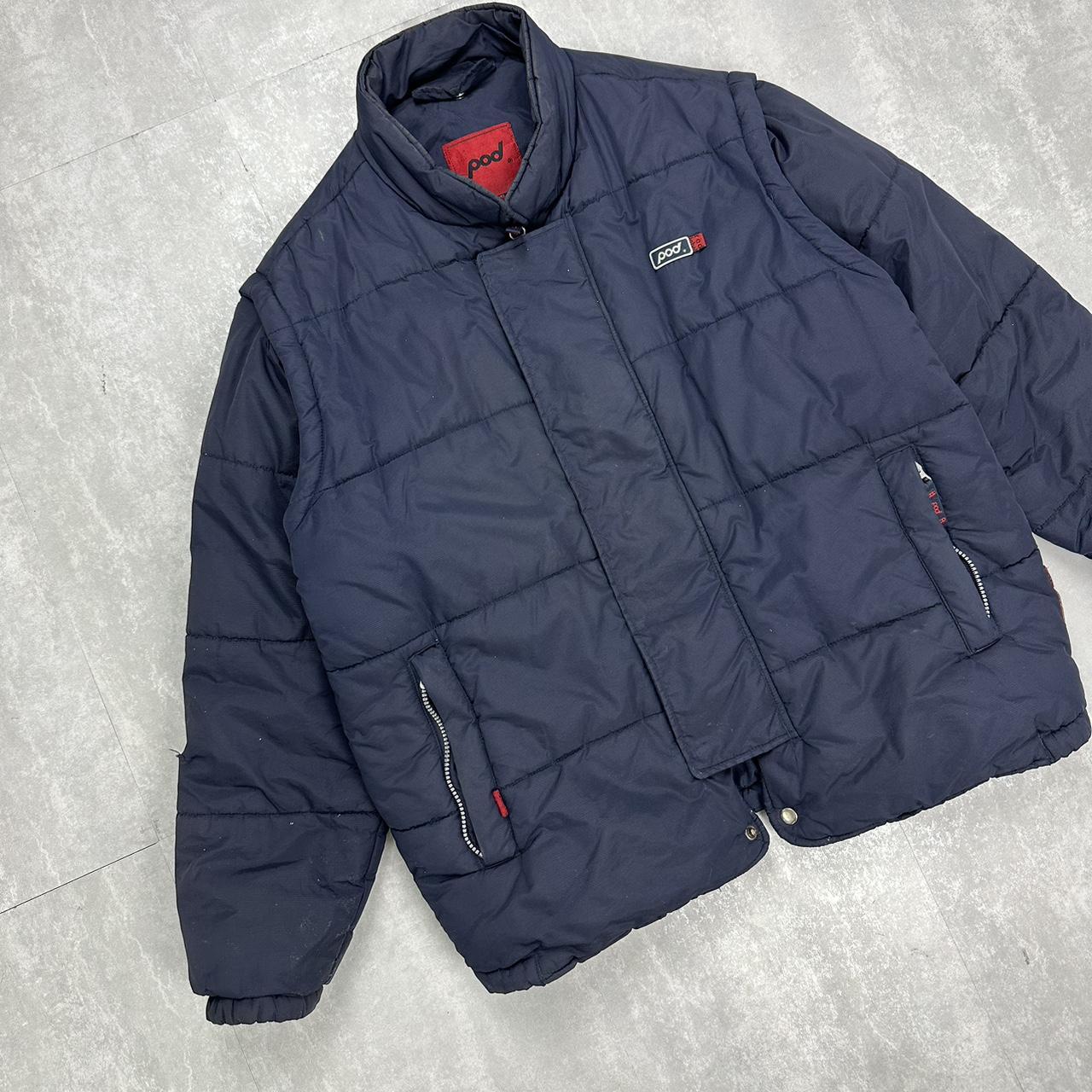 Pod red label 2000s 2-1 gilet puffer jacket/coat