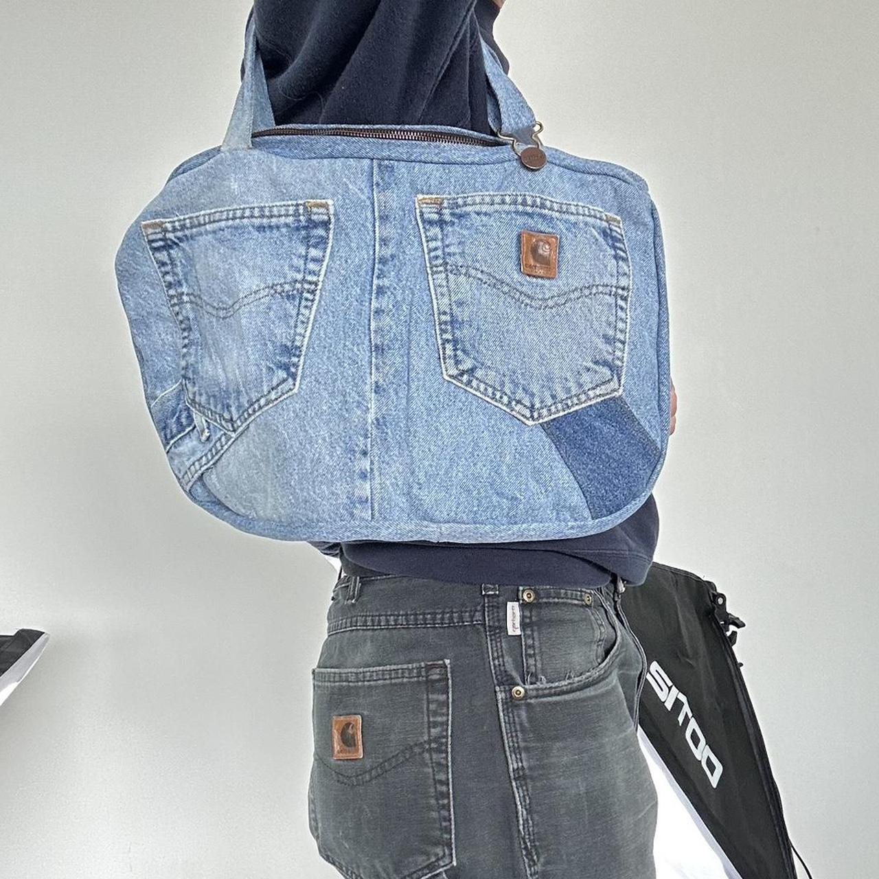 Carhartt 2000s denim reworked bag