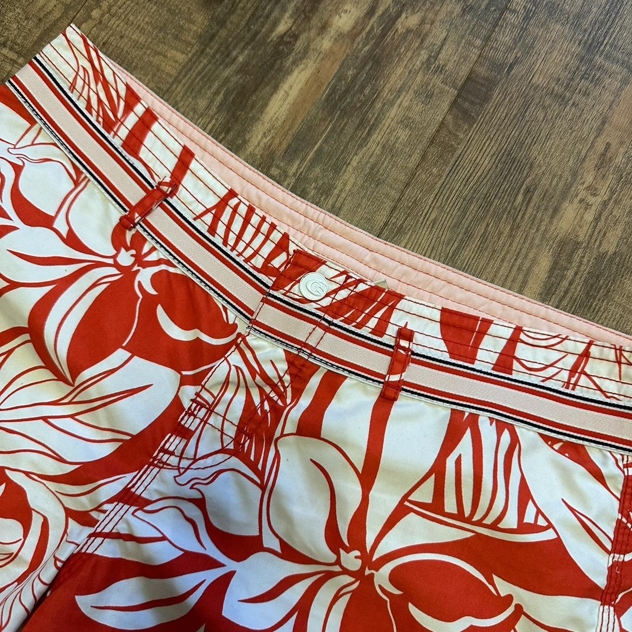 Rip Curl 00s boardcore flower pattern swim shorts