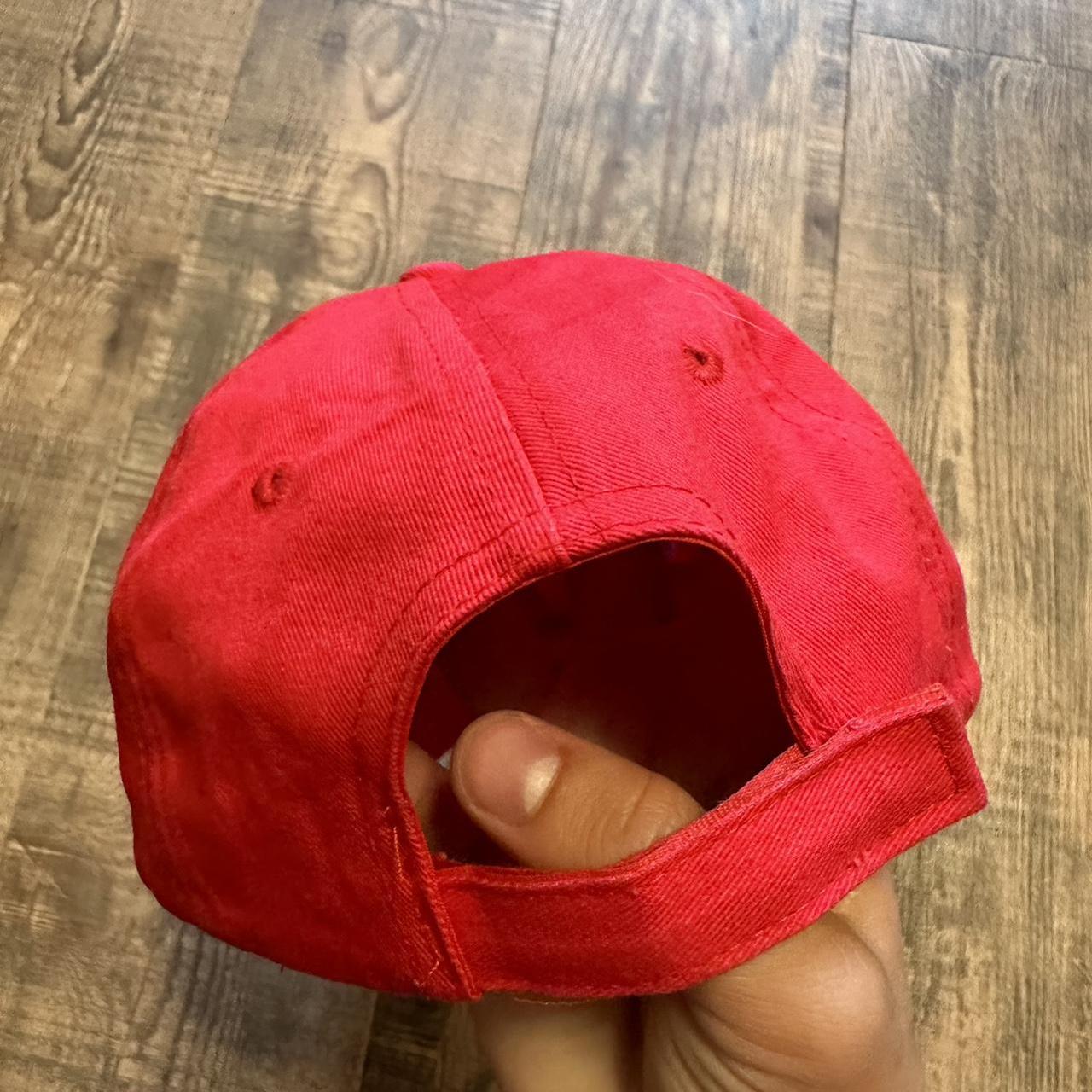 Airwalk 00s dad cap in red with big spellout