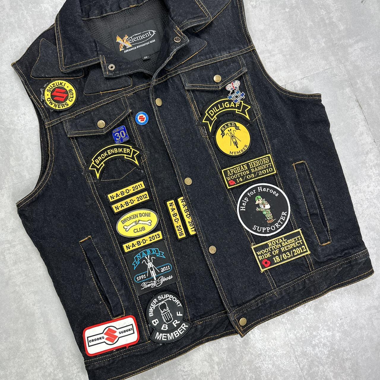 Vintage 90s/2000s denim gilet vest