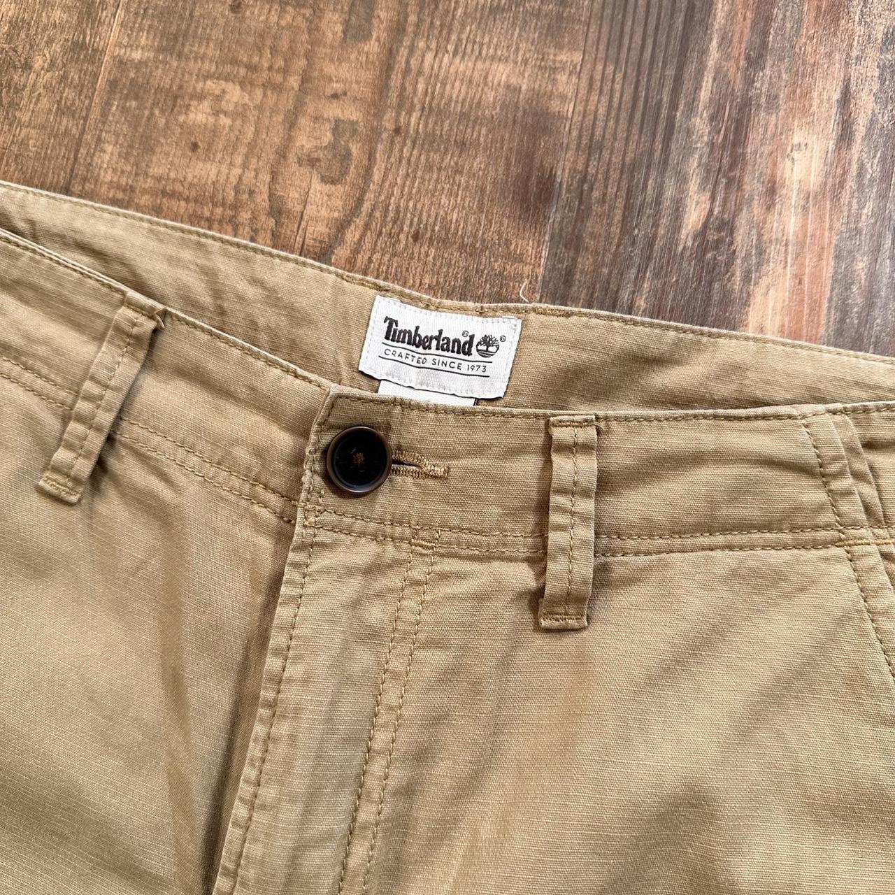 Timberland y2k cargo utility shorts in sand/beige