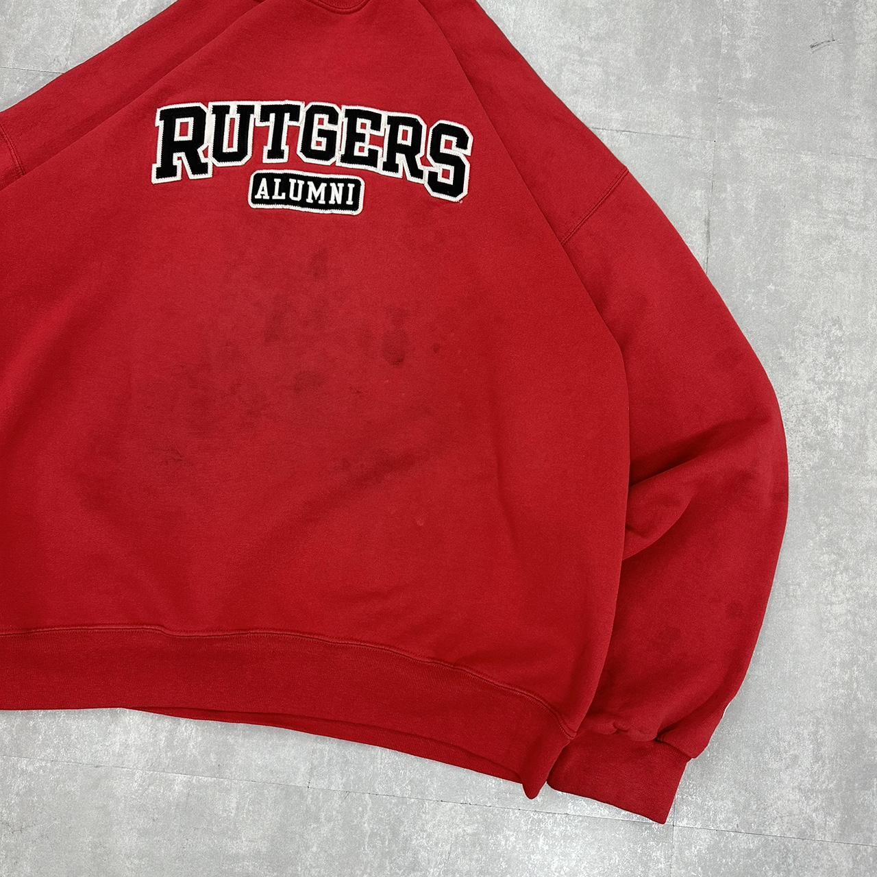 Champion 2000s Rutgers college spellout sweatshirt