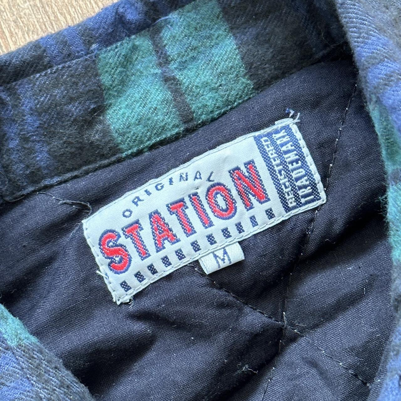 Vintage 90s padded workwear flannel jacket