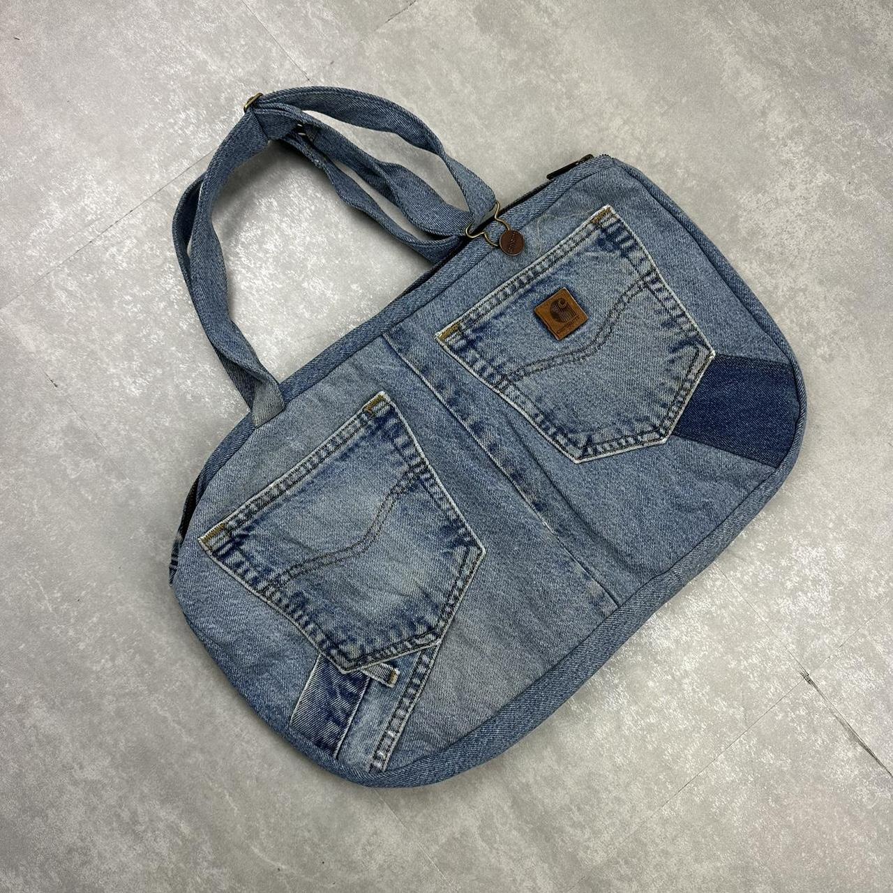 Carhartt 2000s denim reworked bag