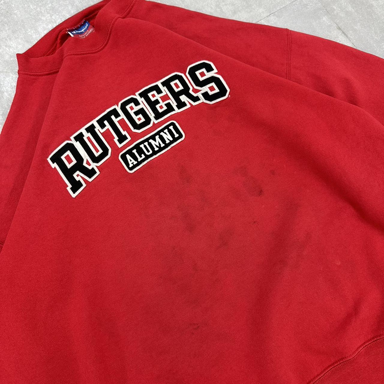 Champion 2000s Rutgers college spellout sweatshirt