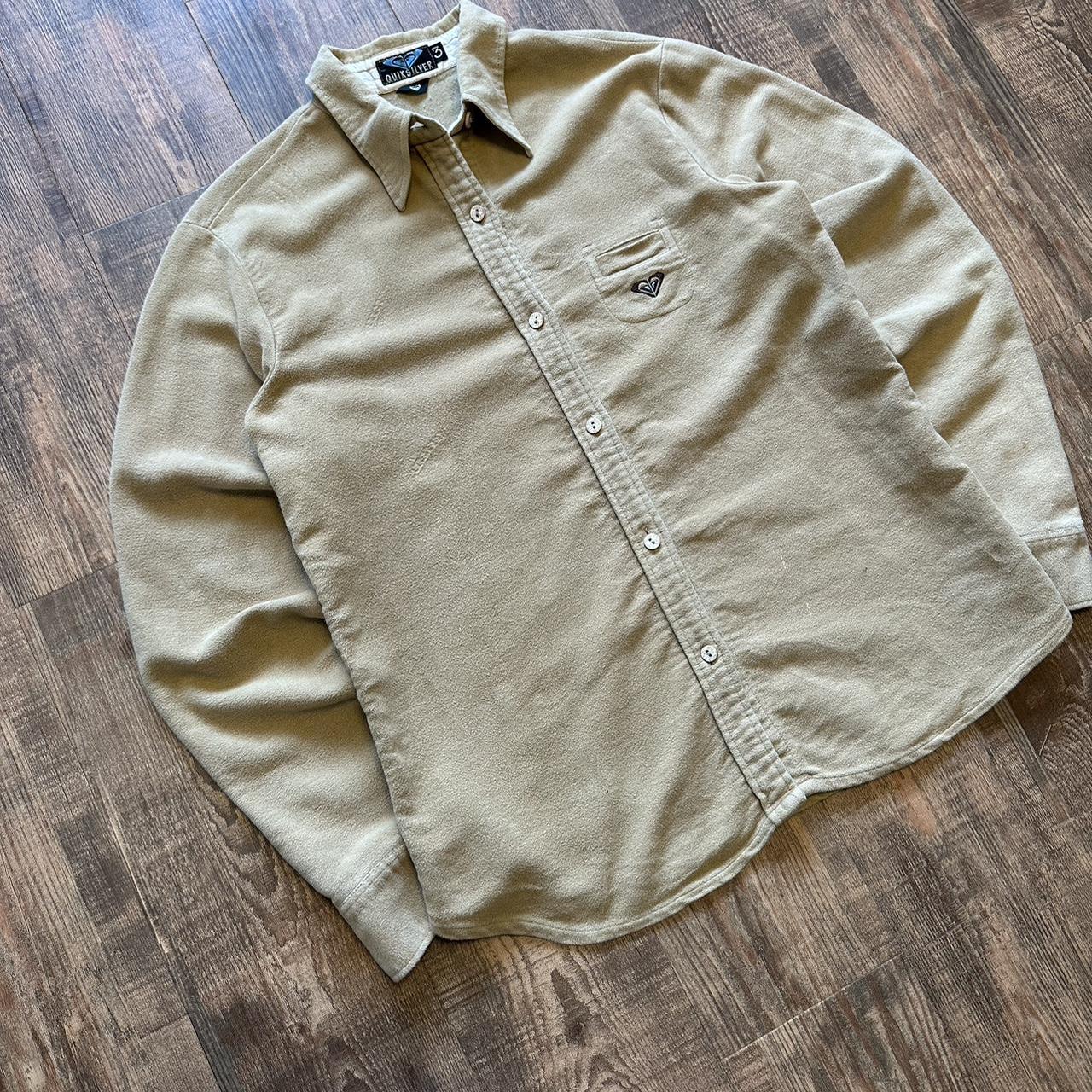 Quiksilver 2000s moleskin fleece shirt