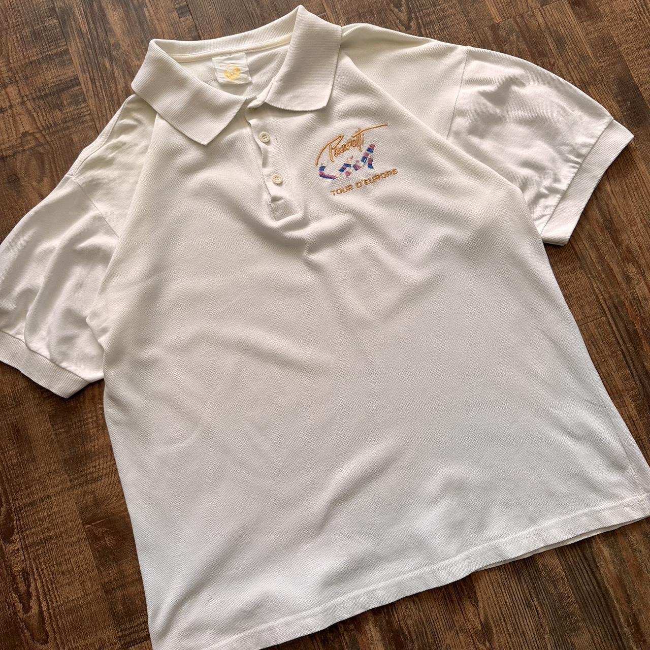 Vintage 90s tour de Europe polo shirt travel/tourism