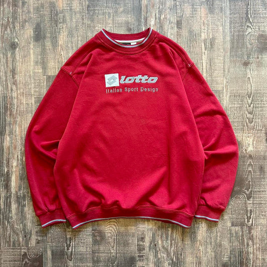 Lotto 2000s spell out sweatshirt