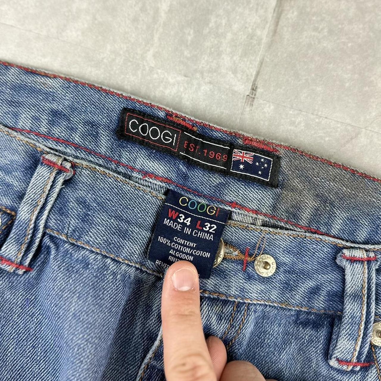 Coogi 2000s baggy distressed hiphop skate jeans