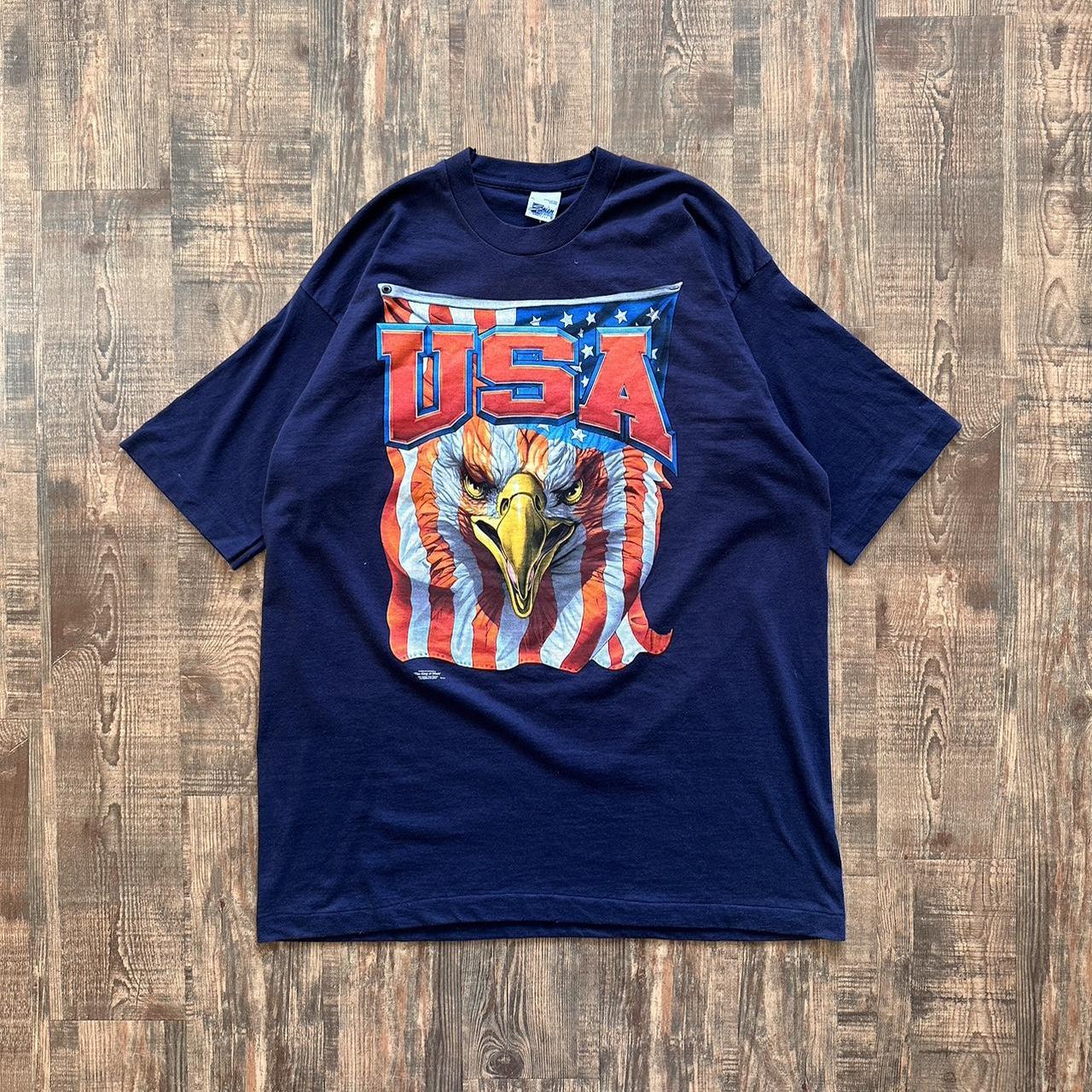 Rare Salem sportswear vintage 1995 USA American eagle T-shirt