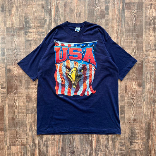 Rare Salem sportswear vintage 1995 USA American eagle T-shirt