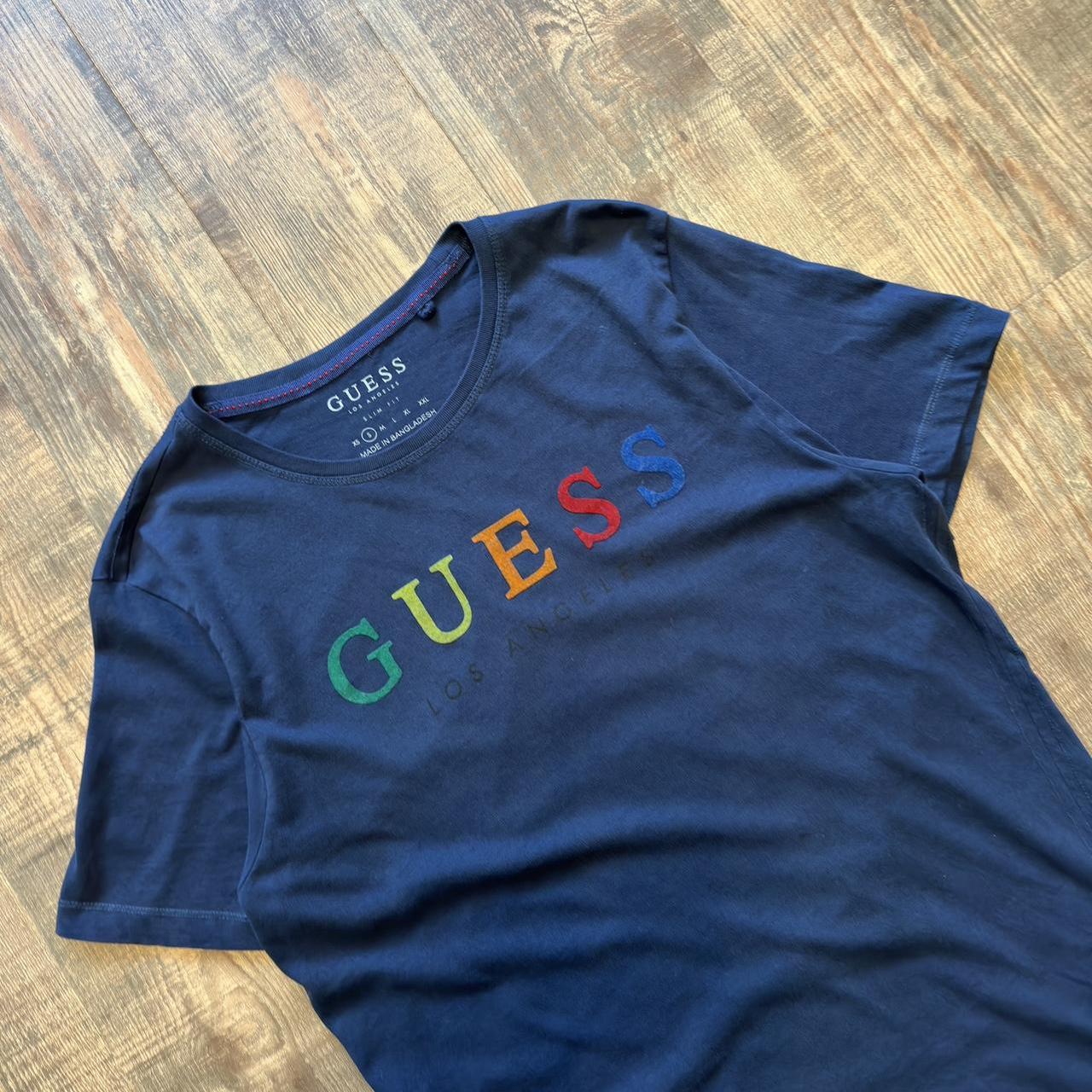 Guess Jeans spell out T shirt