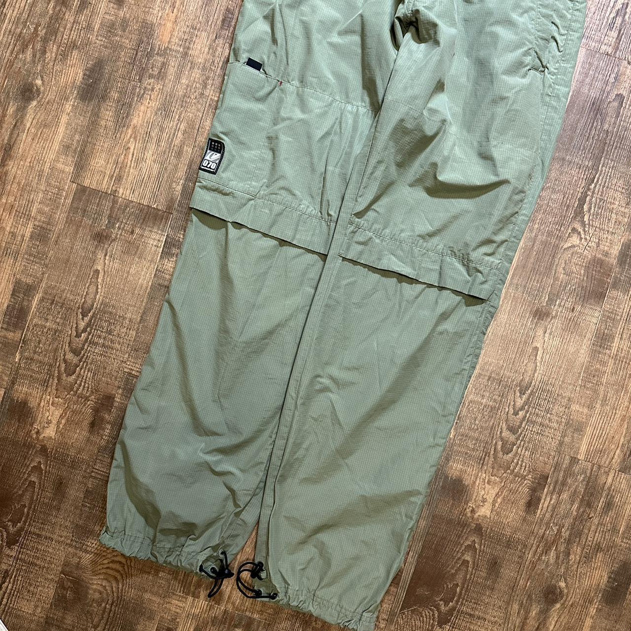 Quiksilver 2000s embroidered cargo track pants