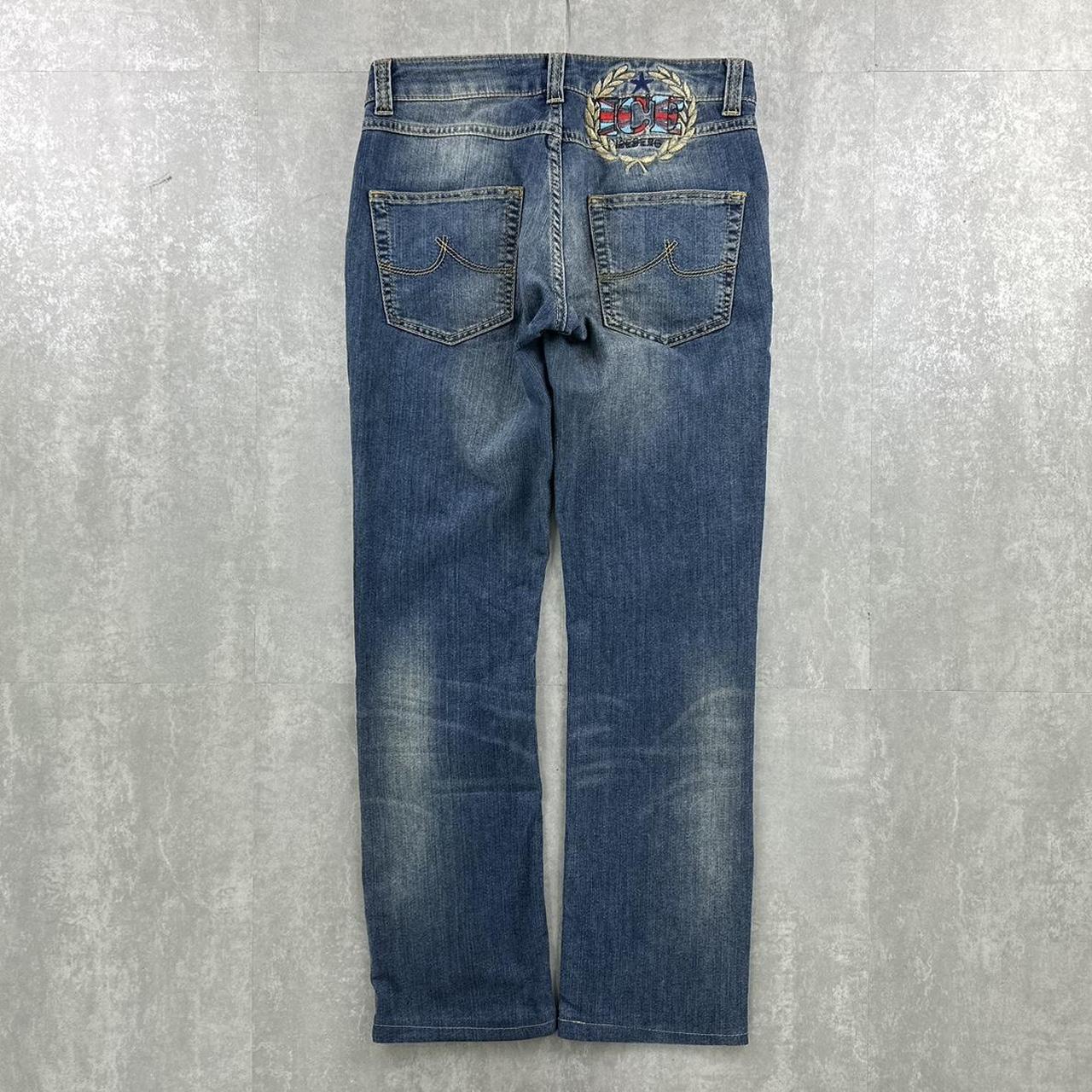 Iceberg 2000s baggy spellout skate jeans