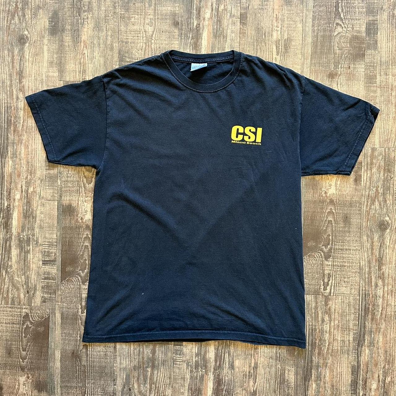 Vintage 90s Hanes heavyweight T shirt (CSI Miami)