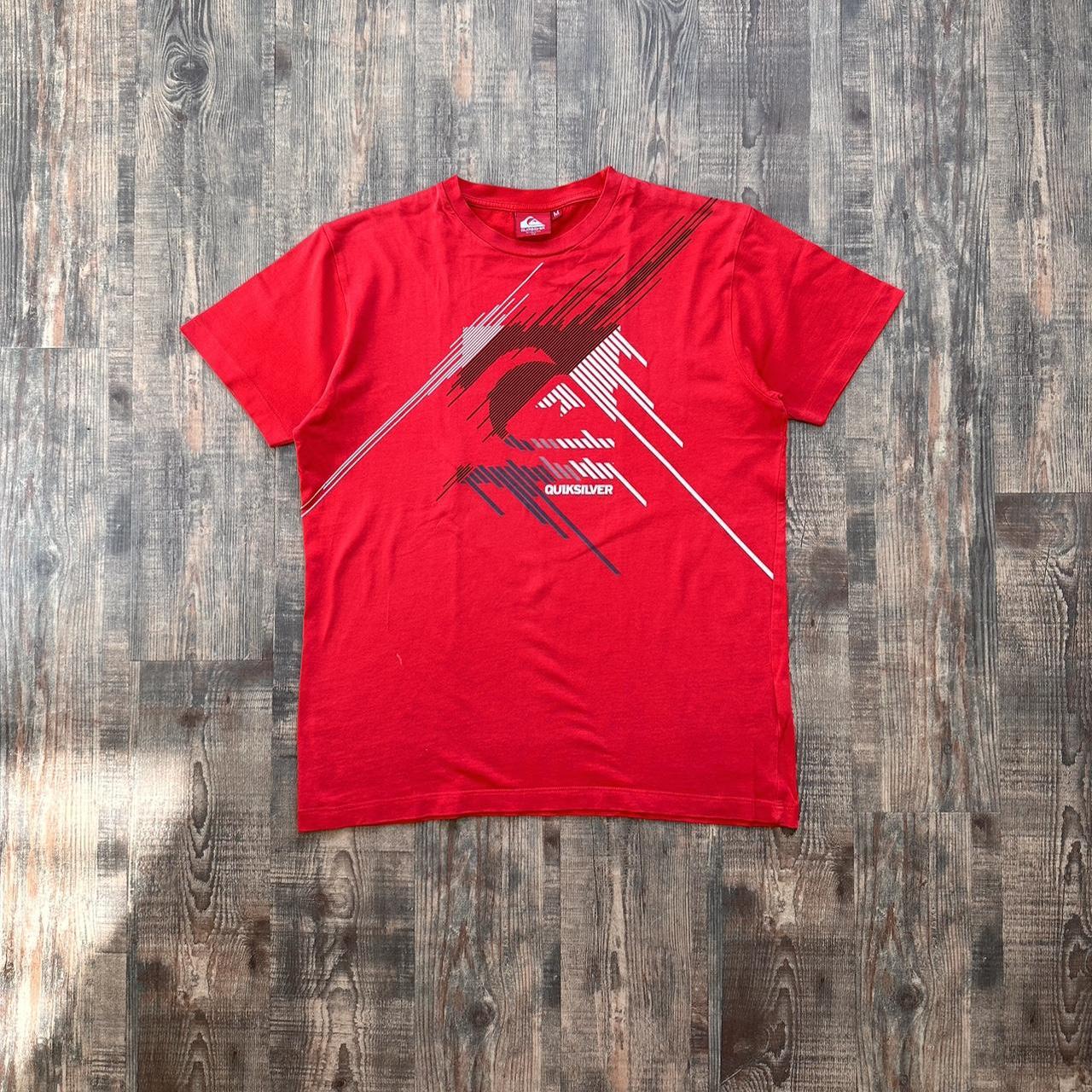 Quiksilver 2000s wave logo T-shirt