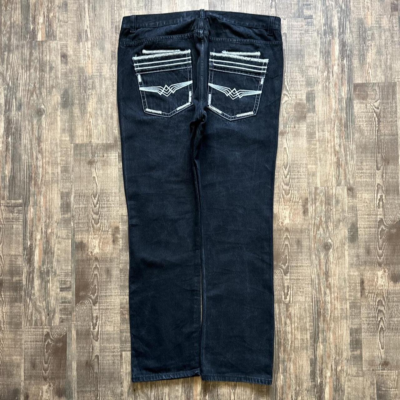 Jeanetix 2000s USA grunge distressed baggy jeans